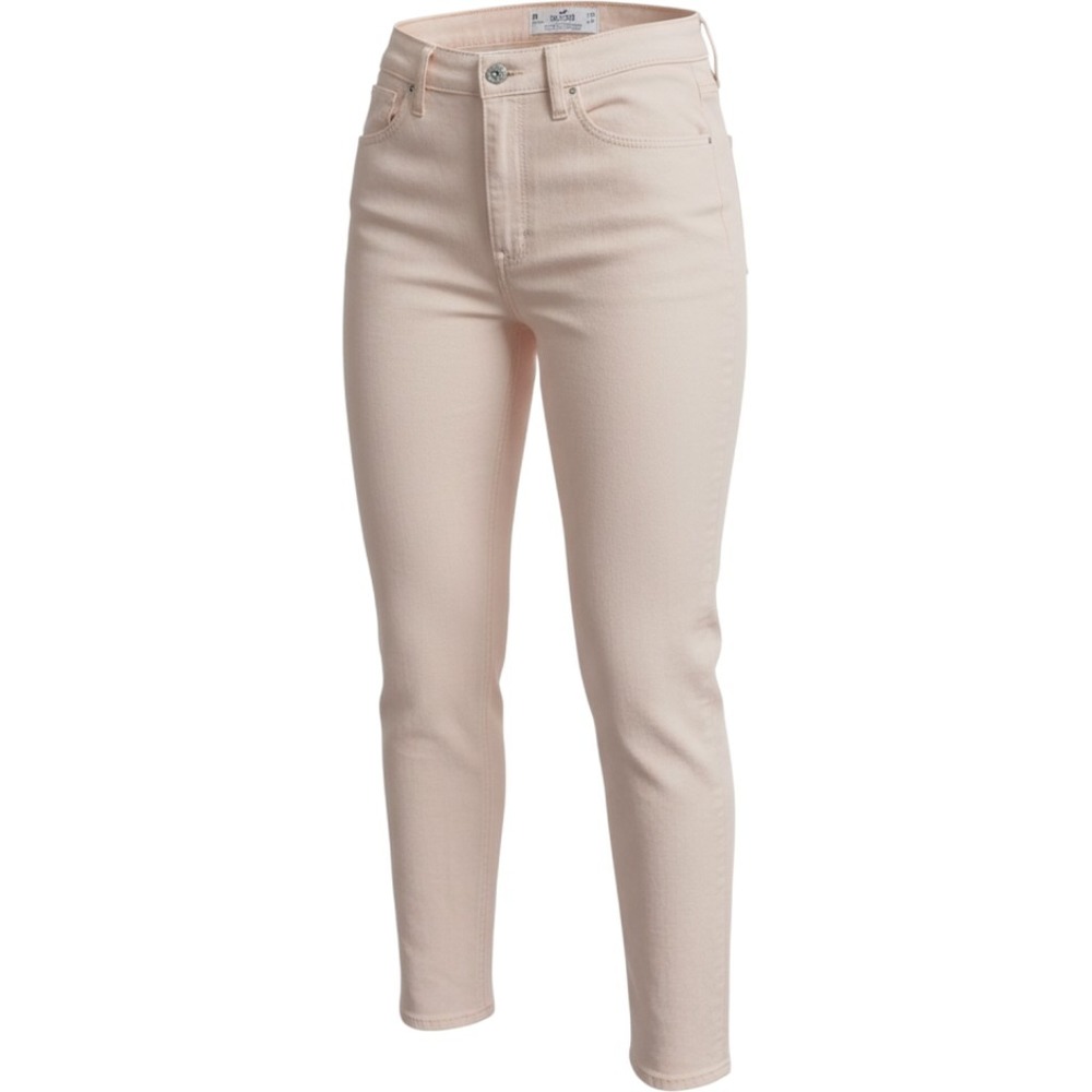 Hollister Mom Jeans Women 9R W29 Pink Excellent Curvy High Rise Vintage Stretch